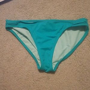 Teal swim bikini bottoms